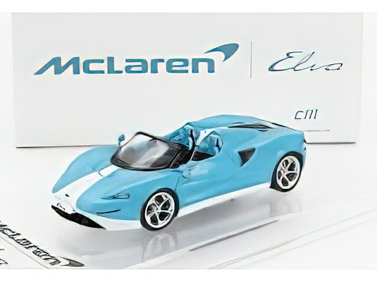 McLAREN - ELVA 2020 - LIGHT BLUE WHITE/CM-MODELS 1/64ミニカー