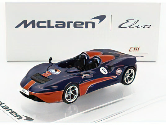 McLAREN - ELVA GULF LIVERY 2020 - BLUE ORANGE/CM-MODELS 1/64ミニカー