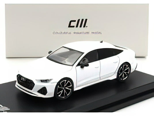 AUDI - A7 RS7 SPORTBACK 2021 - WHITE/CM-MODELS 1/64ミニカー