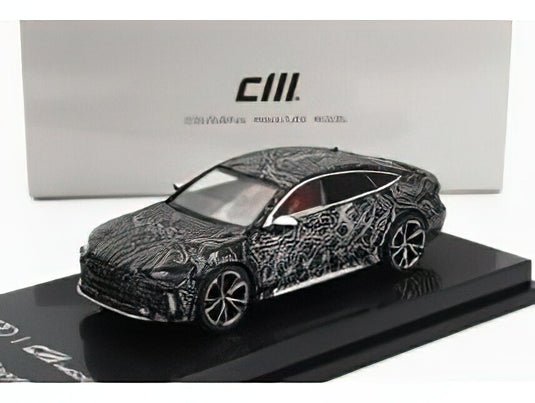 AUDI - A7 RS7 SPORTBACK 2021 - BLACK SILVER/CM-MODELS 1/64ミニカー