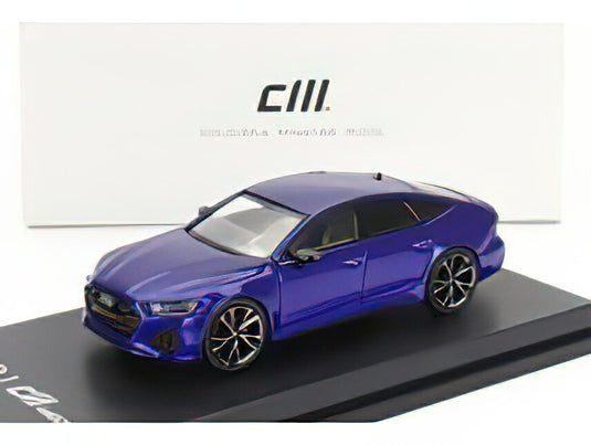 AUDI - A7 RS7 SPORTBACK 2021 - BLUE MET/CM-MODELS 1/64ミニカー