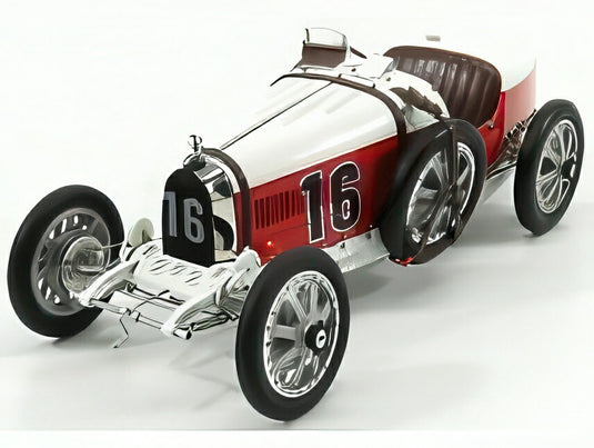 BUGATTI T35 N16 ネーションカラープロジェクト モナコ 1924 レッドホワイト/ CMC 1/18 500台限定ミニカー