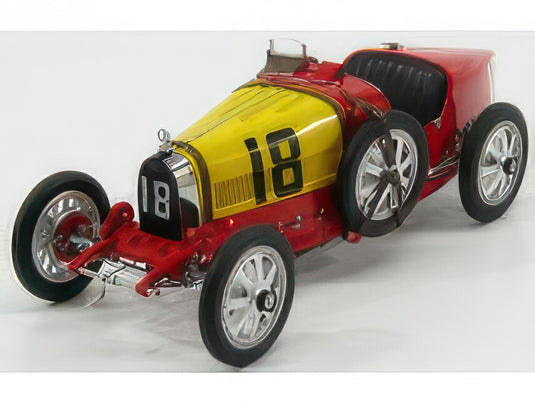 BUGATTI T35 N 18 NATIONAL COLOUR PROJECT SPAIN 1924 RED YELLOW/CMC 1/18ミニカー