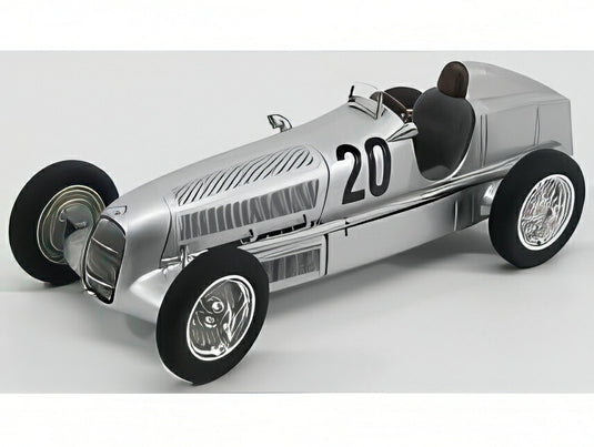 MERCEDES BENZ F1 W25 スパイダー N20 優勝 アイフェルレンネン 1934 M.V.ブラウヒッチュ シルバー/ CMC 1/18 ミニカー