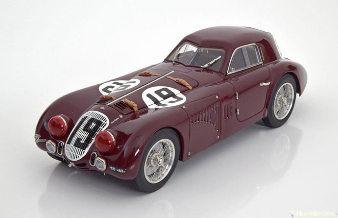 Alfa Romeo 8C 2900 B Speciale No.19 ルマン24時間レース Sommer Biondetti 1938 限定3000個/ CMC 1/18 ミニカー