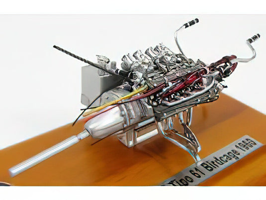 MASERATI - MOTORE - ENGINE TIPO 61 BIRDCAGE 1960 SILVER/CMC 1/18ミニカー