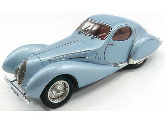 TALBOT LAGO T150 COUPE CSS TEARDROP FIGONI & FALASCHI 1937 LIGHT BLUE MET/CMC 1/18ミニカー