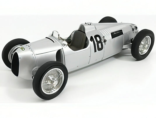 AUTO UNION F1 タイプC N18 優勝 アイフェルレンネン 1936 B.ローゼマイヤー シルバー/ CMC 1/18 ミニカー