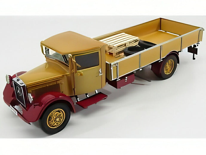 MERCEDES BENZ LO2750 LKW プラットフォームトラック 1933 イエローレッド/ CMC 1/18 ミニカー