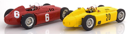 Ferrari Lancia D50 2台セット イタリアGP/ベルギーGP Ascari Pilette 1956 限定1000個/ CMC 1/18 ミニカー