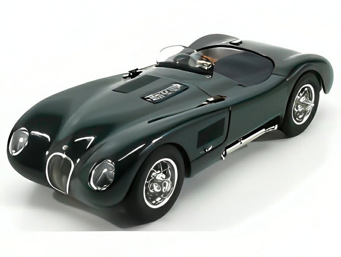 JAGUAR Cタイプ スパイダー ストリートバージョン 1952 ブリティッシュレーシンググリーン/ CMC 1/18 ミニカー