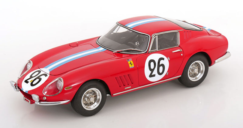 ギャラリービューアに画像をロードする, Ferrari 275 GTB C No.26 ルマン24時間レース Biscaldi de Bourbon 1966 限定1800個/ CMC 1/18 ミニカー
