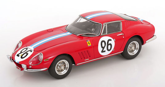 Ferrari 275 GTB C No.26 ルマン24時間レース Biscaldi de Bourbon 1966 限定1800個/ CMC 1/18 ミニカー