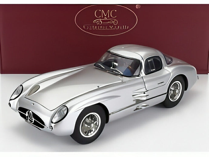 MERCEDES BENZ 300 SLR ウーレンハウト クーペ 1955 ブルーインテリア シルバー/ CMC 1/18 ミニカー