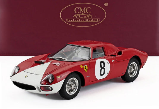 【予約】 Ferrariフェラーリ 250LM ch.n5909 1964 No.8 12h Reimsランス J.Surtees L.Bandini グリーン 1500台限定 / CMC 1/18 ミニカー