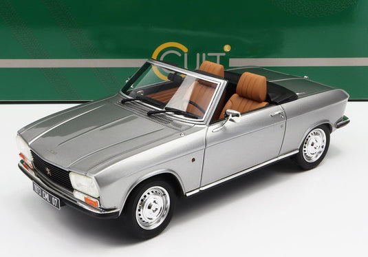 【予約】 Peugeotプジョー 304 Cabrioletカブリオレ 1973 シルバーメタリック / Cult-Scale 1/18 ミニカー
