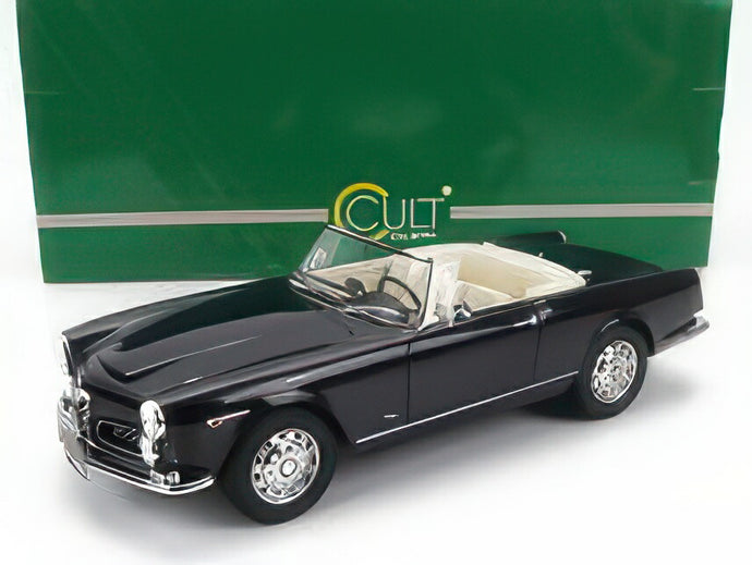 ALFA ROMEO 2600 スパイダー ツーリング カブリオレ 1961 ブラック/ Cult-Scale 1/18 ミニカー