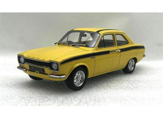 1973 Ford Escort Mexico, yellow/Cult-Scale 1/18ミニカー