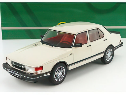 サーブ 900 ターボ 1980 ホワイト / Cult-Scale 1/18 ミニカー