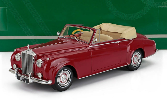 【予約】2026年発売予定ROLLS ROYCE シルバークラウド カブリオレ オープン 1960 レッド / Cult-Scale 1/18 ミニカー