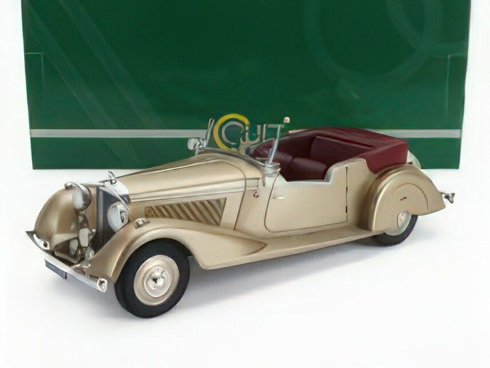 BENTLEY 4.25L VANDEN PLAS ツアラー カブリオレ オープン 1938 ゴールド/ Cult-Scale 1/18 模型