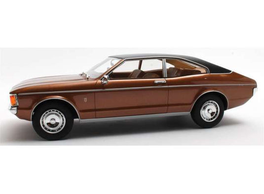 1972 Ford Granada Coupe, brown/Cult-Scale 1/18ミニカー