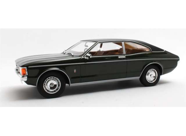 1972 Ford Granada Coupe, green/Cult-Scale 1/18ミニカー