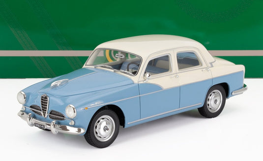 【予約】 ALFA ROMEOアルファロメオ 1900 SUPERスーパー BERLINAベルリーナ 1958 ライトブルー ホワイト / Cult-Scale 1/18 ミニカー