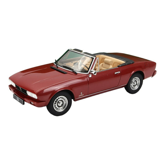 【予約】 Peugeotプジョー 504 カブリオレ オープン 1983 レッドメタリック 限定生産 / Cult-Scale 1/18 ミニカー