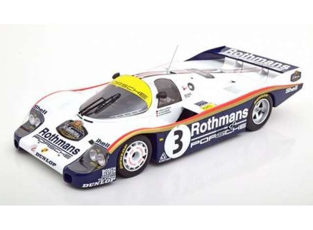 1983 Porsche 956 LH ロスマンズ #3 優勝 ルマン24時間 ホワイトブルーCMR 1/12ミニカー