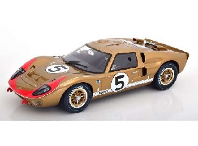 1966 Ford GT40 MKII #5 ルマン24時間 ゴールド/CMR 1/12ミニカー
