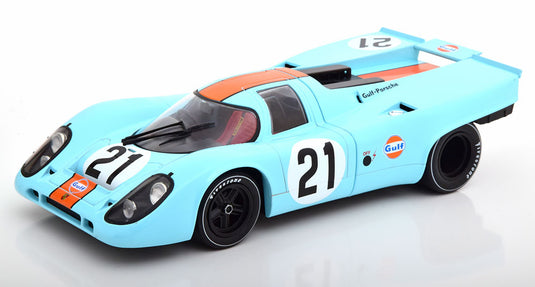 Porscheポルシェ 917K No 21 24h Le Mansル・マン 1970 Gulfガルフ Rodriguez/Kinnunen / CMR 1/18 ミニカー