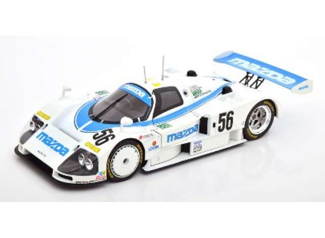 1991 Mazda 787 #56 ヨリノテラダデューデネ ルマン24時間 ホワイトブルーCMR 1/18ミニカー
