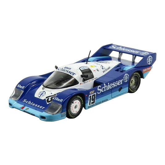 【予約】 Porscheポルシェ 956B 2.6L ターボ #19 チームBrunモータースポーツ 1000kmスパ 1985 S.Bellof T.Boutsen ブルー/ホワイト / CMR 1/43 ミニカー