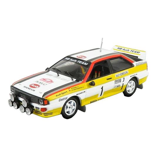 【予約】 Audiアウディ Sport Quattro A2 #1 優勝 ラリーモンテカルロ 1984 W.Roehrl/Ch.Geistdoerfer ホワイト/イエロー / CMR 1/43 ミニカー