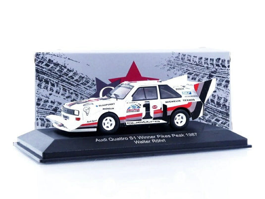 アウディ クワトロ S1 #1 パイクスピーク 1987 ホワイト / CMR 1/43 ミニカー