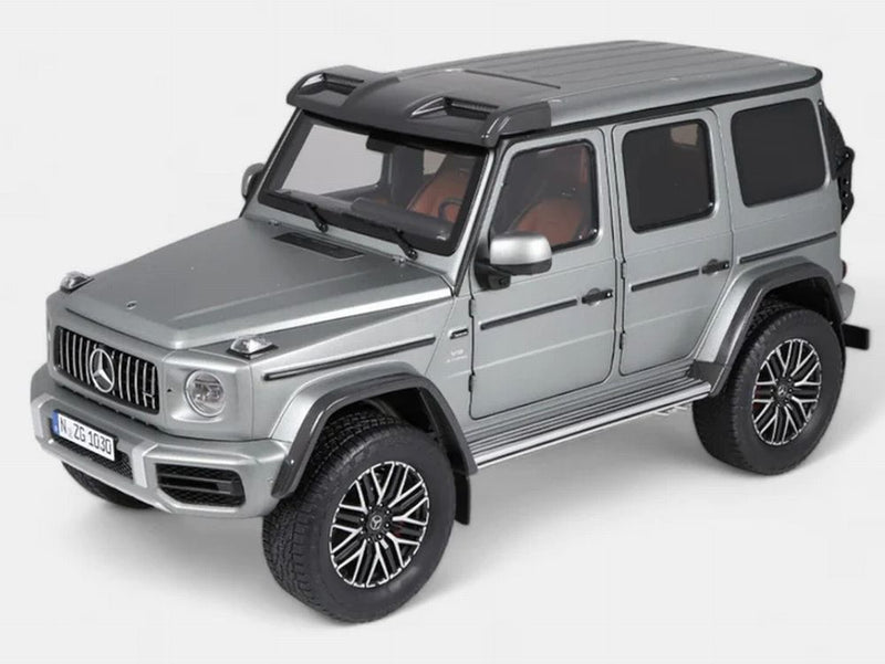 ギャラリービューアに画像をロードする, MERCEDES BENZ - G-CLASS 4x4? 2022 - PLATINUM SILVER MET/NZG 1/12ミニカー 61台限定
