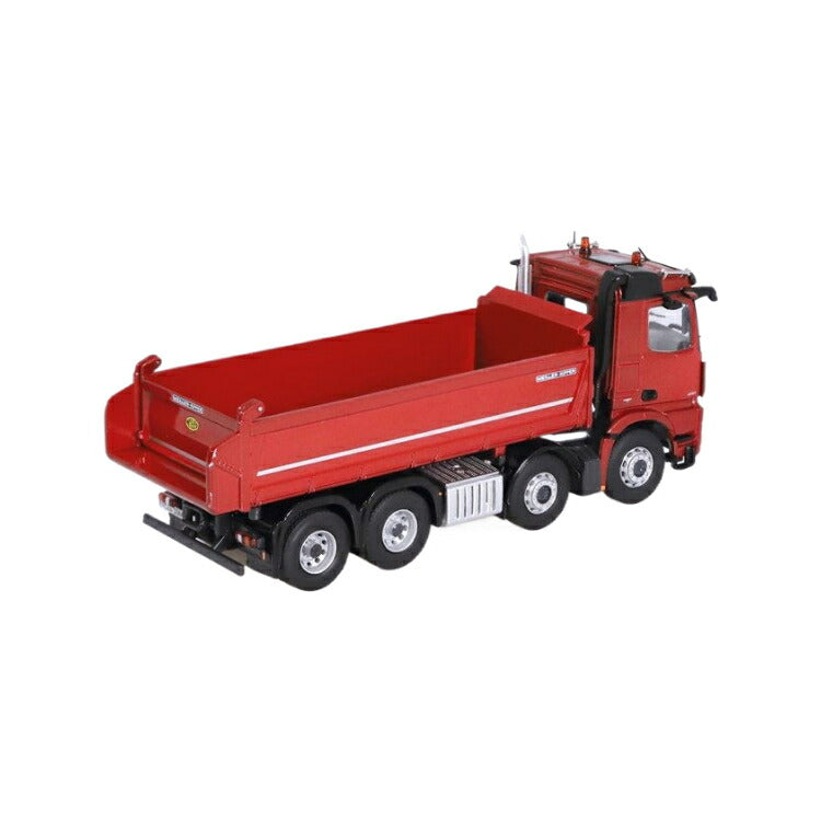 ギャラリービューアに画像をロードする, Mercedes Benz Arocs 8x4 Meiller tipper red ダンプ / NZG 1/50 建設機械模型 工事車両
