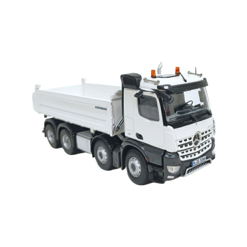 ギャラリービューアに画像をロードする, Mercedes Benz Arocs 8x4 Meiller tippe ダンプ / NZG 1/50 建設機械模型 工事車両
