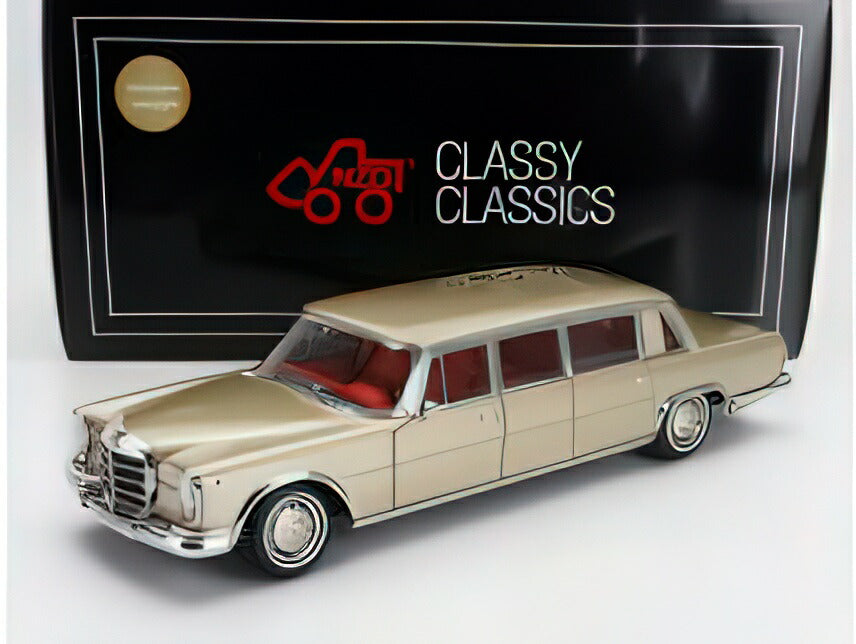 MERCEDES BENZ SCLASS 600 LWB PULLMAN (W100) 1969 CHAMPAGNE/NZG 1 