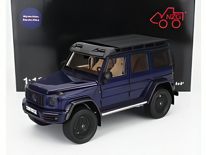MERCEDES BENZ Gクラス G63 4x4 AMG 2023 ミスティックブルー/ NZG 1/18 ミニカー