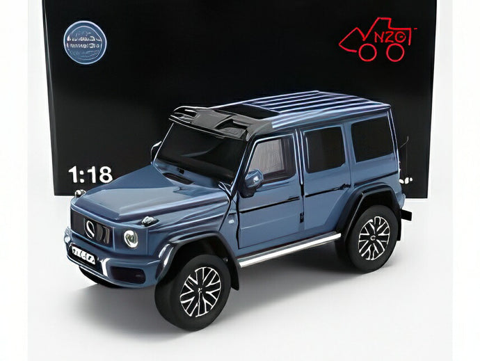 MERCEDES BENZ Gクラス G63 4x4 AMG 2023 ヴィンテージブルー/ NZG 1/18 ミニカー