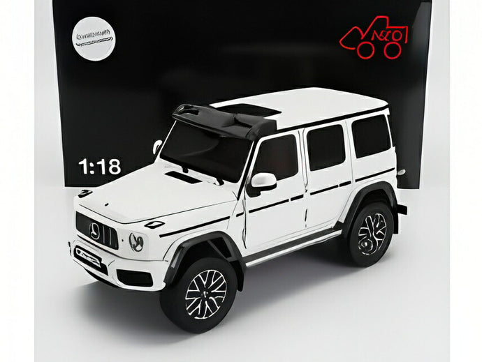 MERCEDES BENZ Gクラス G63 4x4 AMG 2023 オパリスホワイト/ NZG 1/18 ミニカー