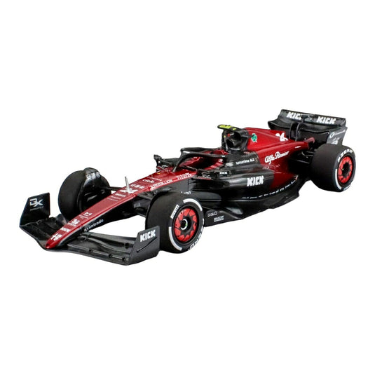 Alfa Romeoアルファロメオ F1 C43 #24 Zhou Guanyu オーストラリアGP 2023 ブラック/レッド ケース付 / NZG 1/18 ミニカー
