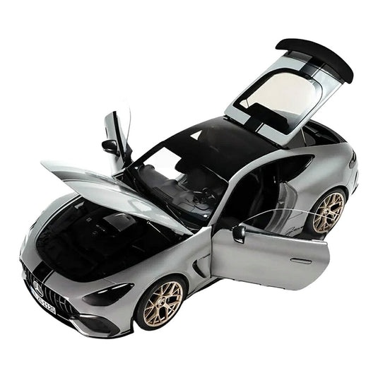 【予約】2027年発売予定 Mercedes Benzメルセデスベンツ AMG GT 63 PRO 4MATIC+ 2025 アルパイングレー 開閉機構付き / NZG 1/12 ミニカー