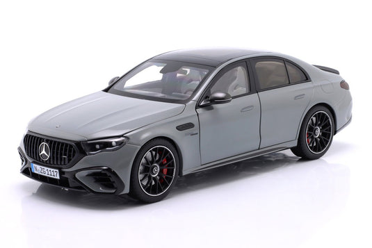 Mercedes Benzメルセデスベンツ AMG E 53 Hybridハイブリッド 4Matic+ W214 2024 アルパイングレー / NZG 1/18 ミニカー