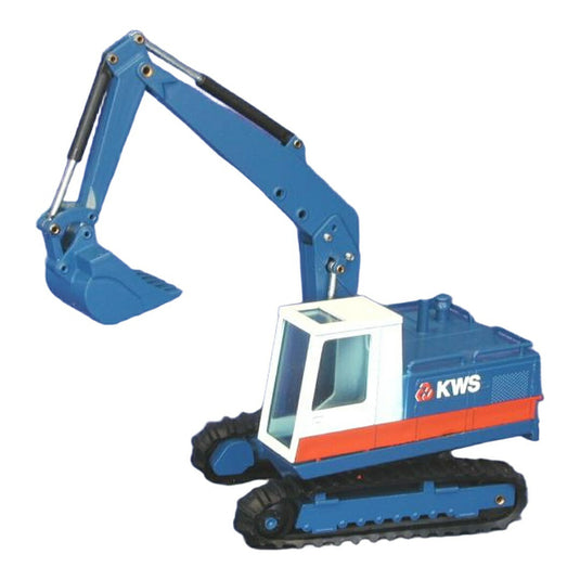 キャタピラー Caterpillar 215 バックホー KWS ブルー / NZG 1/50 ミニカー 建設機械模型 工事車両
