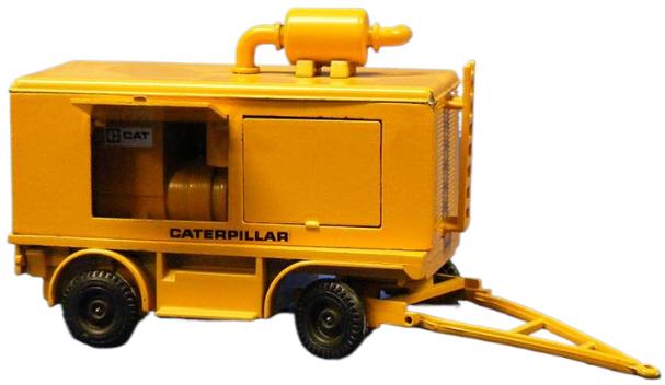 Caterpillarジェネレーターセット 旧カラー / NZG 1/50 建設機械模型 工事車両