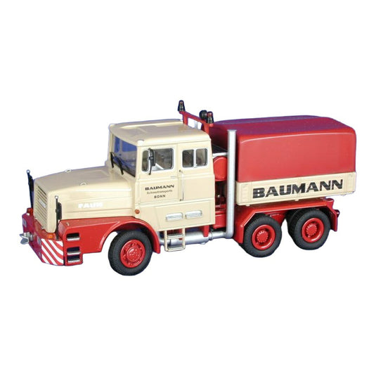 FAUN ヘビーハウルトラック BAUMANN仕様 / NZG 1/50 ミニカー トラック模型
