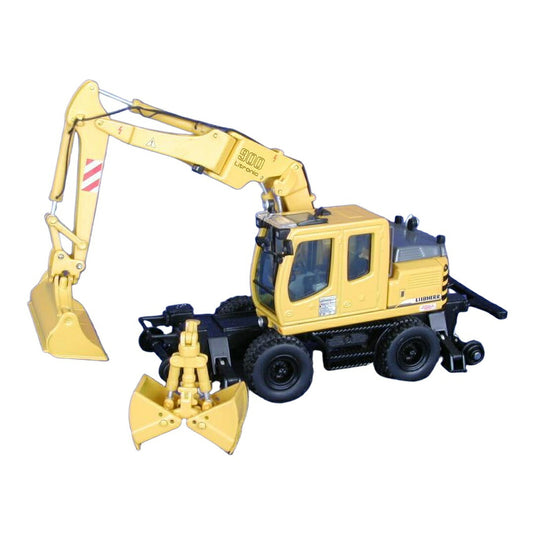 リープヘル Liebherr A900 ZW 軌陸両用ショベル / NZG 1/50 ミニカー 建設機械模型 工事車両
